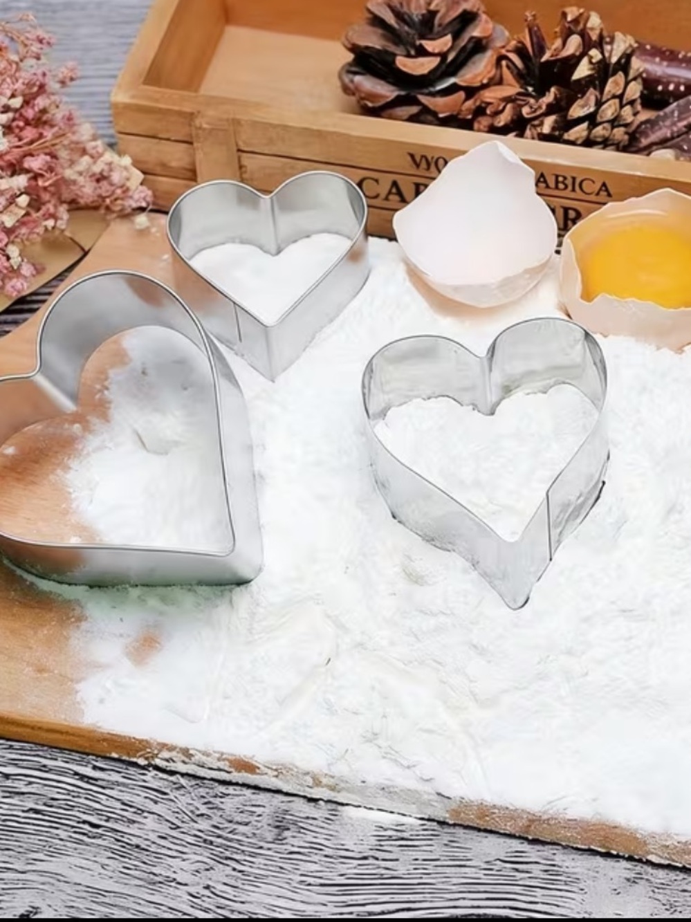 Stainless Steel Cookie Cutter Set (3) - Picture 6 of 10